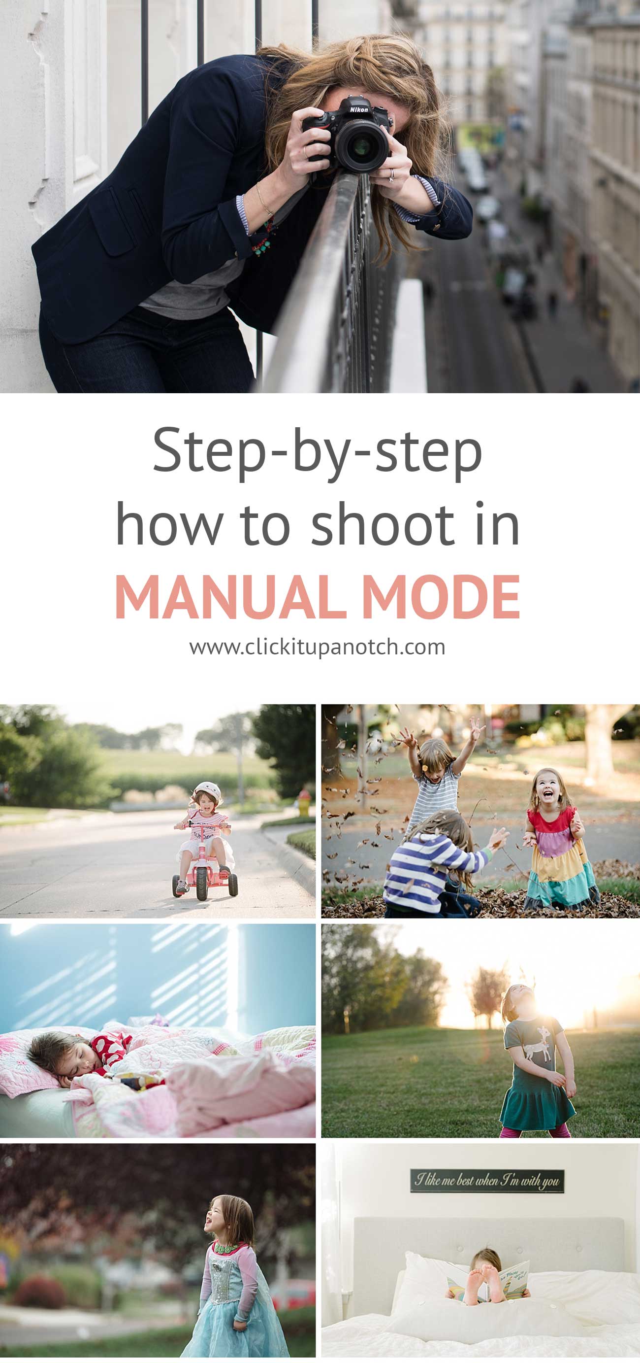 Stop feeling frustrated with your camera! This step-by-step tutorial teaches you everything you need to learn on how to shoot in manual mode.