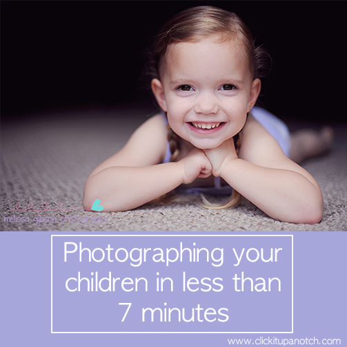 photograph your children in less than 7 minutes