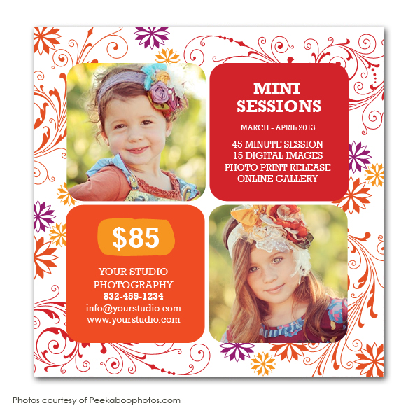 Squijoo Mini Session Photography Template