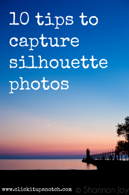 silhouette photos