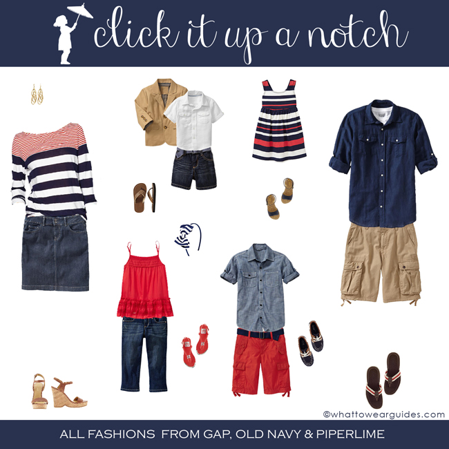 What to Wear in Family Photos - June 2013 - Click it Up a Notch