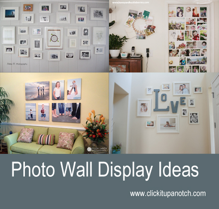 photo wall display