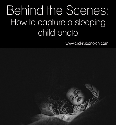 How to capture a sleeping child photo
