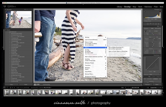 Photography Editing Workflow - Lightroom | Photoshop | BlogStomp by Cinnamon Wolfe via Click it Up a Notch