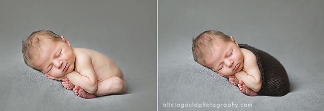 Use different newborn wrap techniques to create beautiful photos