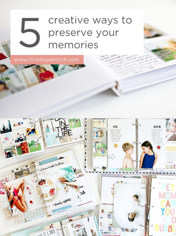 I absolutely love her idea about love letters to her kids! Read - "5 Creative Ways to Preserve Your Memories"
