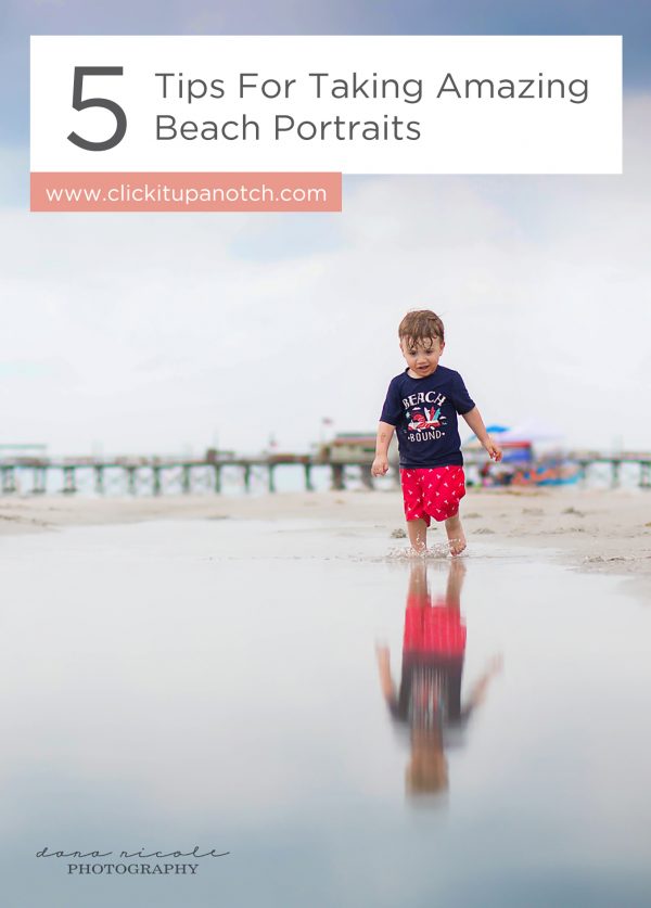 I love that her skies are real and not added in! Read - "5 Tips for Amazing Beach Portraits"