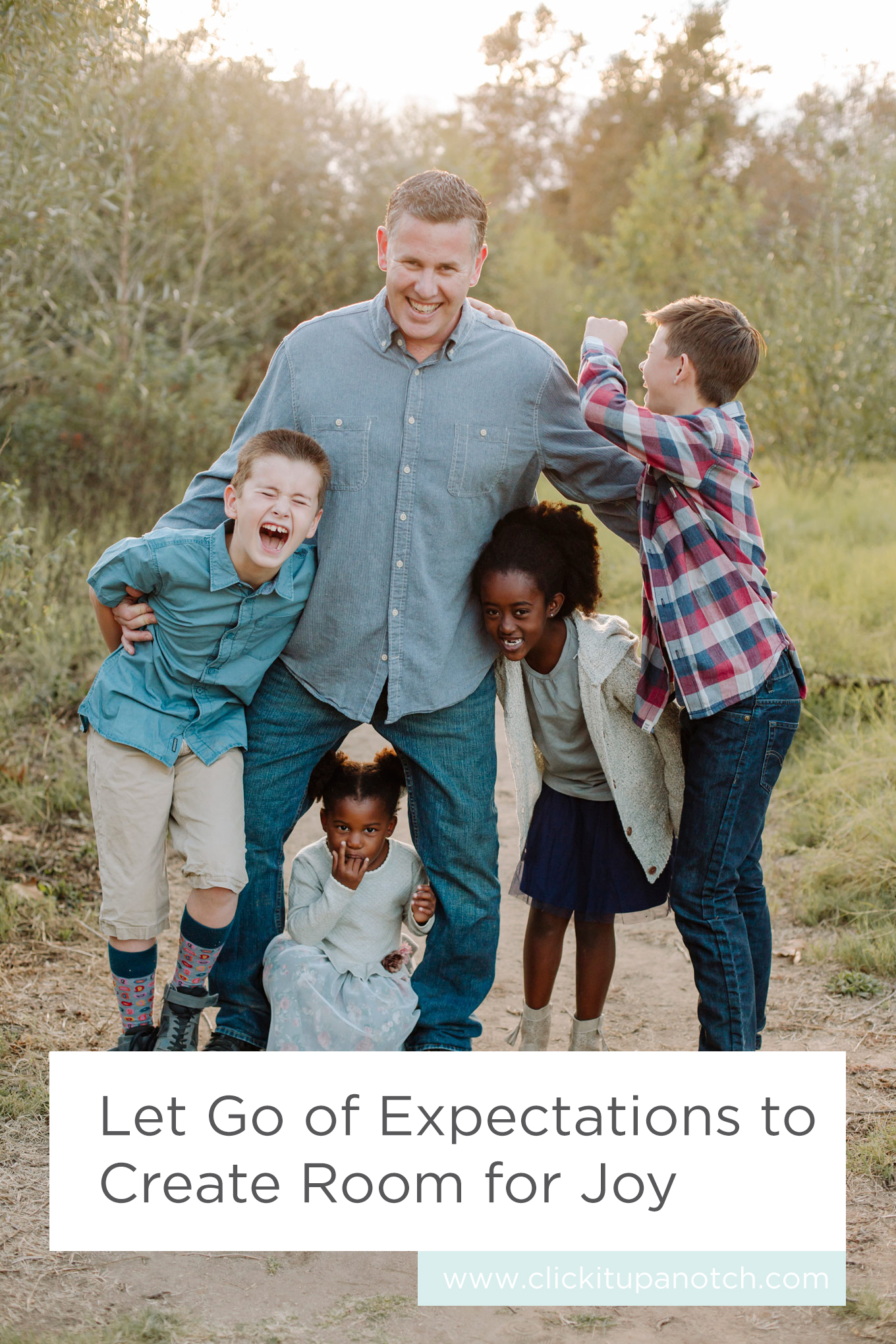 I absolutely love all her suggestions! I'm going to try this right away! Read - "Let Go of Expectations to Create Room for Joy"