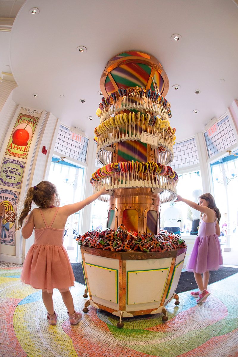 Children in a candy shop