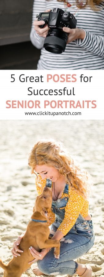 These posing tips are also great for other types of portraits. There are bonus tips at the end too! Read "5 Great Poses for Successful Senior Portraits"